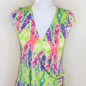 Surkana Green Jersey Print Sundress